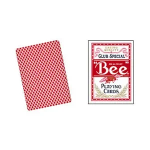 Bee Playing Cards red