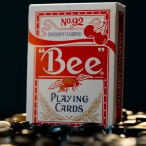 Limited Bee X Cherry Red Playing Cards