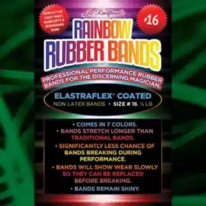Rainbow Rubber Bands Green