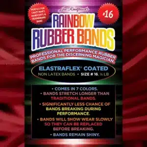 Rainbow Rubber Bands Red